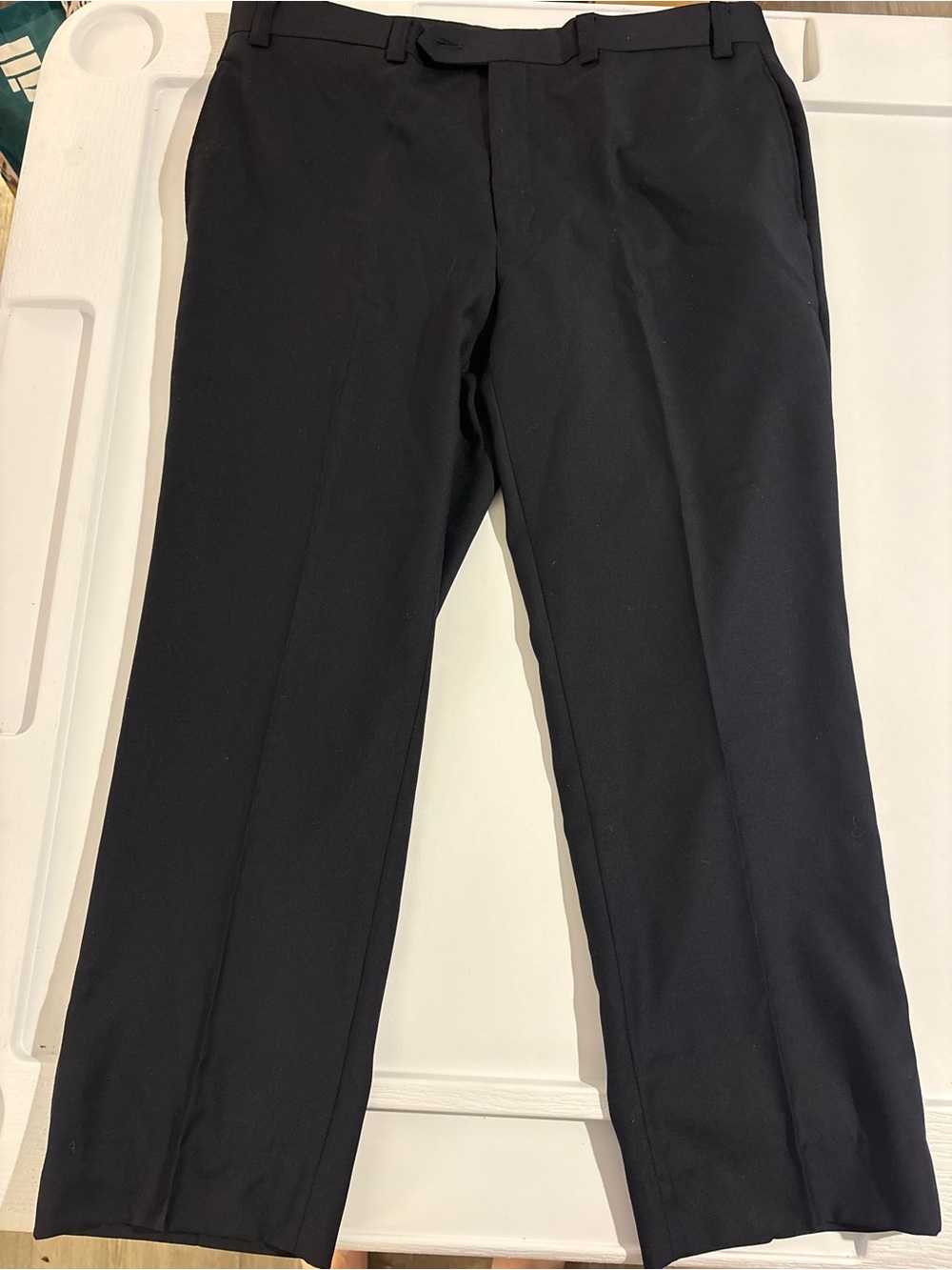 Ralph Lauren Black Men's Dress Trousers - Flat Front